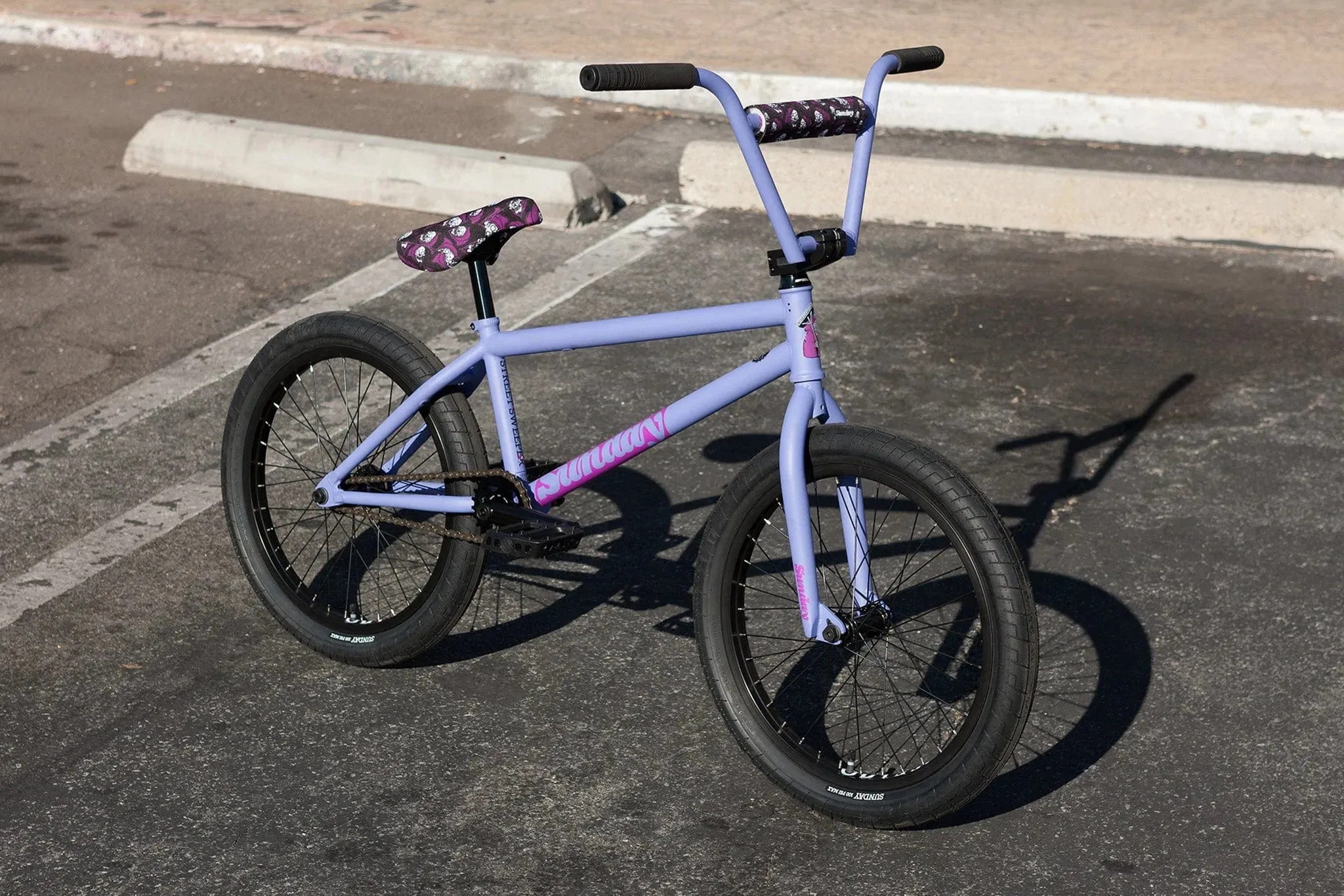 Sunday Street Sweeper 20.75" TT Bike Seeley Matte Blue-Lavender
