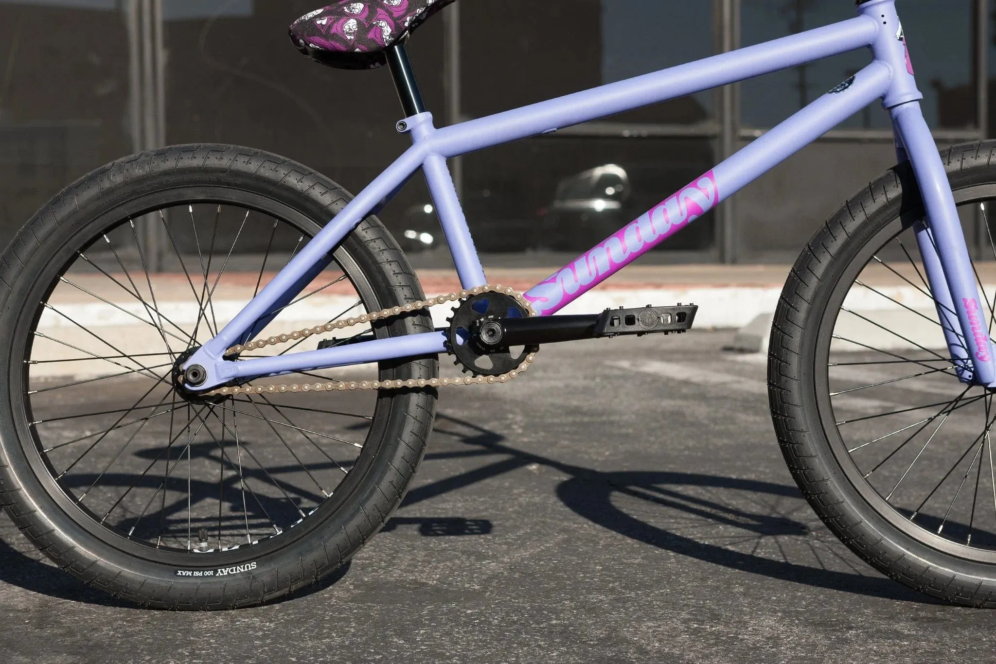 Sunday Street Sweeper 20.75" TT Bike Seeley Matte Blue-Lavender