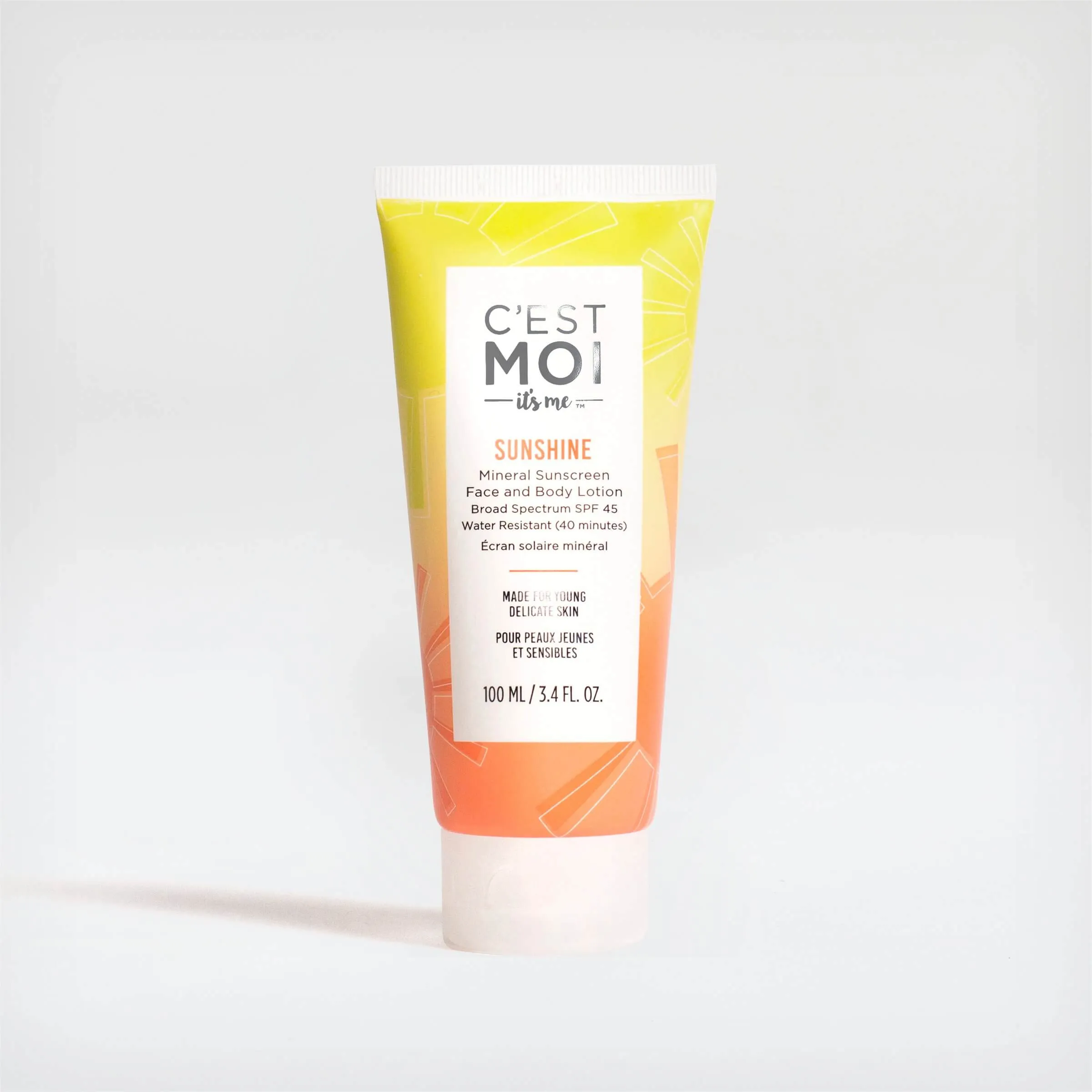 Sunshine Mineral Sunscreen Lotion Broad Spectrum SPF 45 Water Resistant (40 minutes)