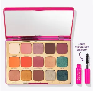 Tarte unleashed eyeshadow palette & travel-size big ego mascara