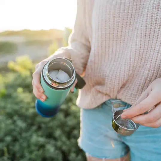 The Boulder Stainless Steel Insulated Water Bottle with Strainer