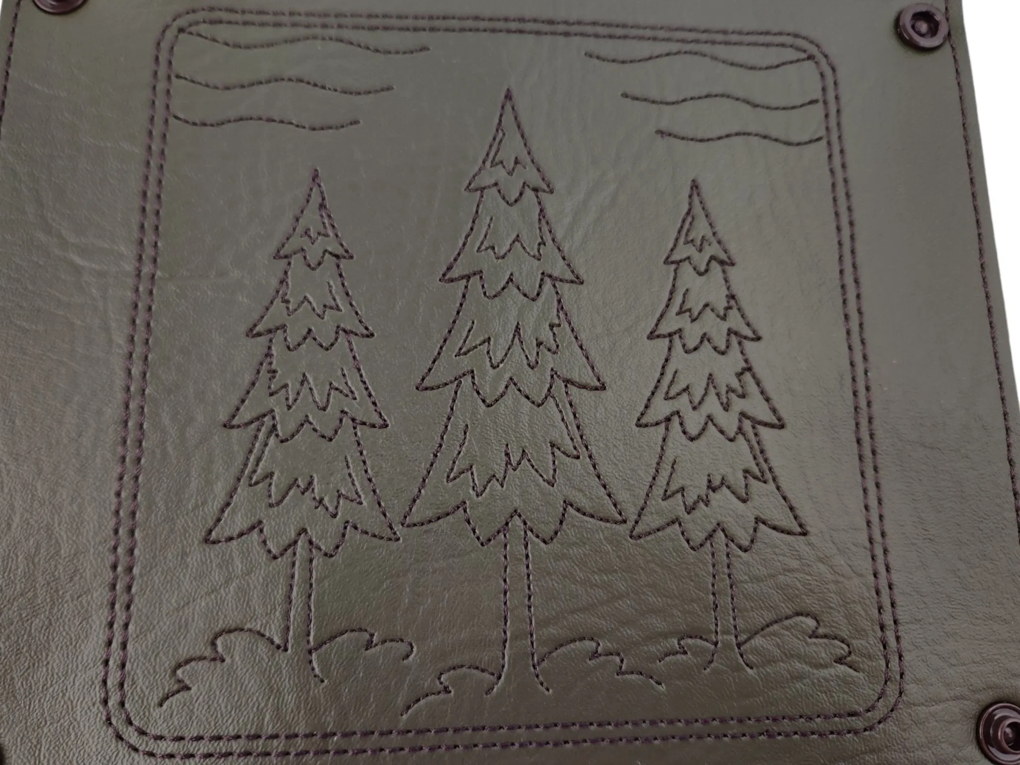 Three pine tree dice tray