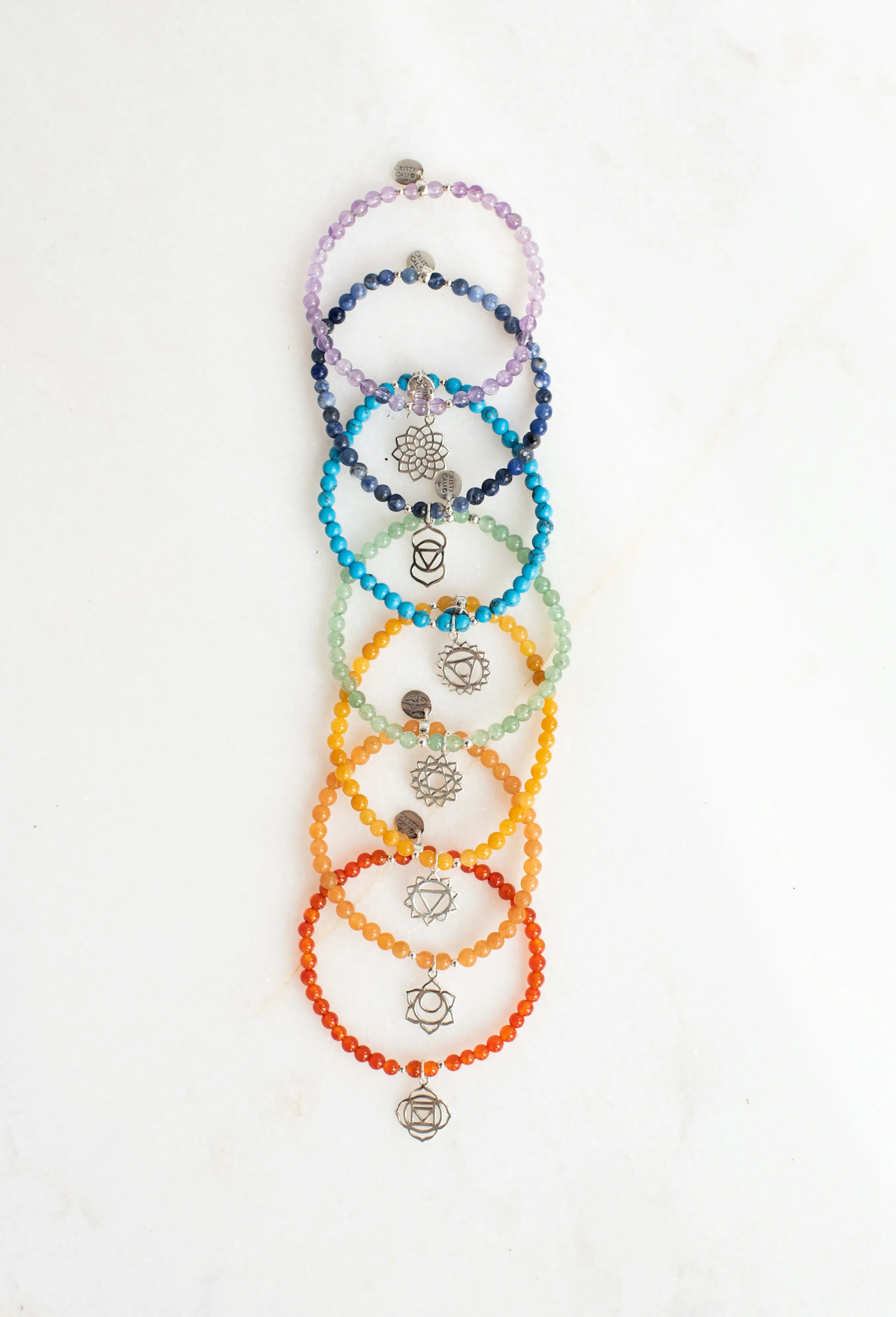 Throat Chakra Blue Howlite Signature Stretch Bracelet