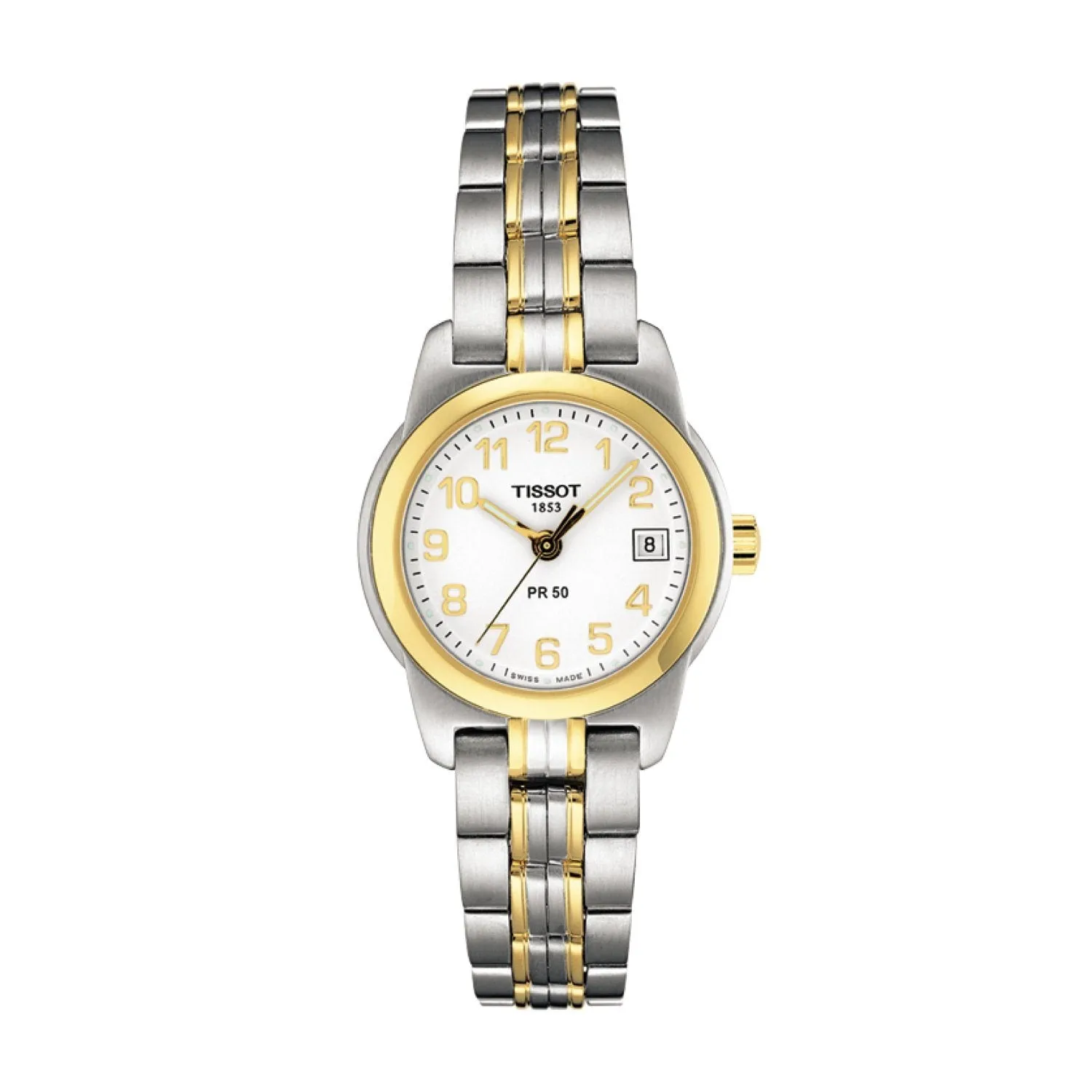 Tissot 12mm PR 50 2000 Two-Tone Coated Steel Bracelet