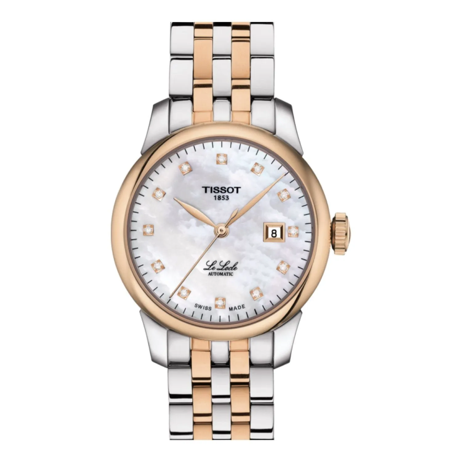 Tissot 14mm Le Locle Two Tone Rose Steel Bracelet