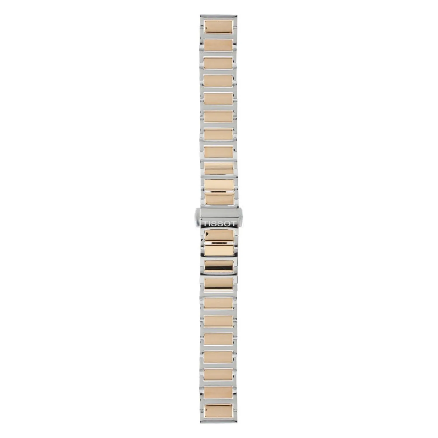 Tissot 16mm Happy Chic Two-Tone Rose Coated Steel Bracelet