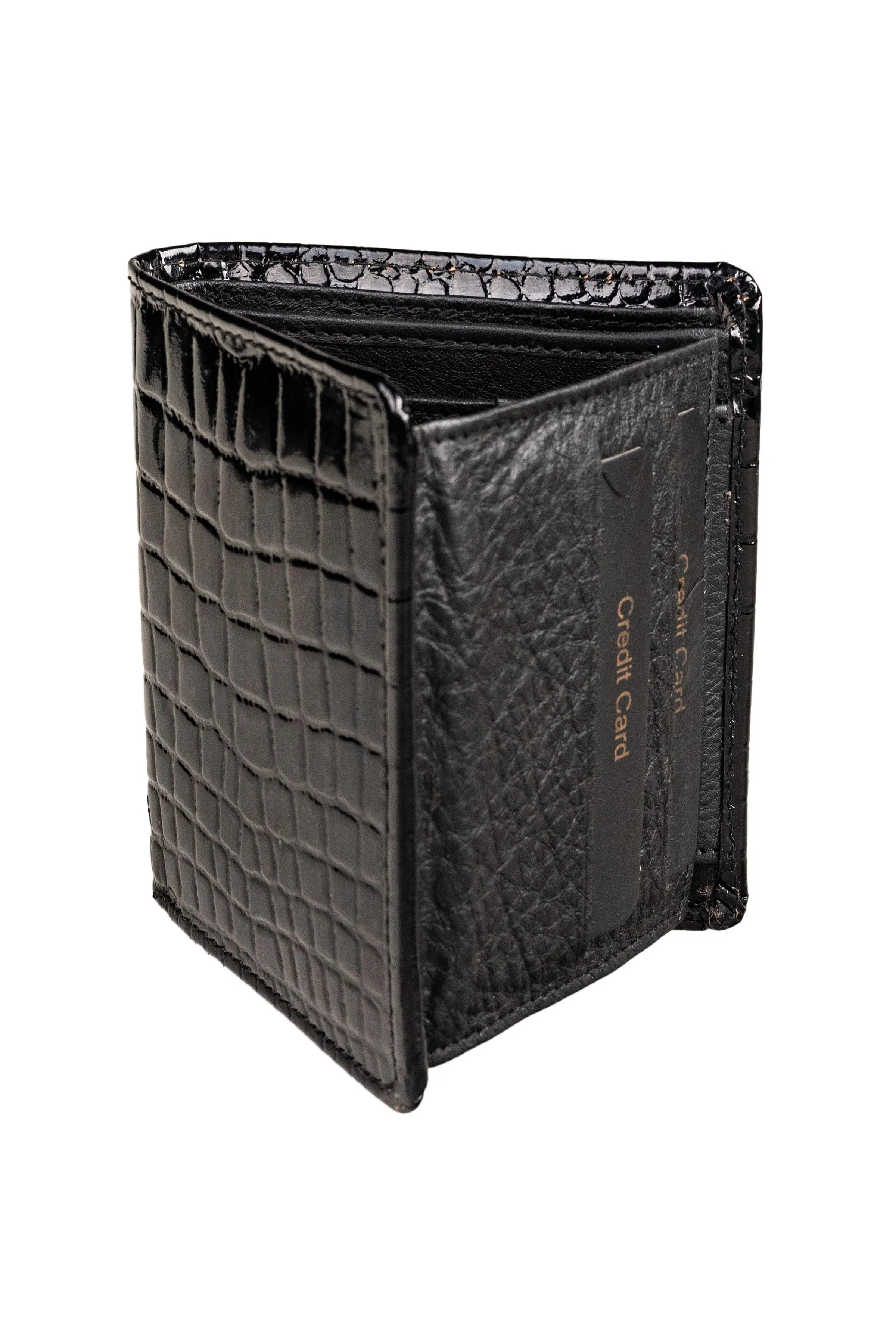 Titas Gents Black Genuine Leather Wallet
