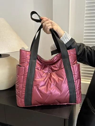 Tote Your Vibe with Side Pockets (4 Colors)