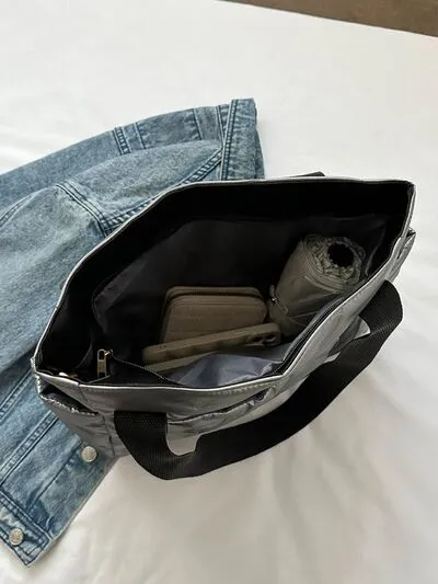 Tote Your Vibe with Side Pockets (4 Colors)