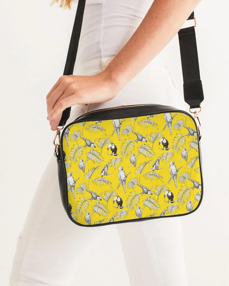 Tropical Birds Crossbody Bag
