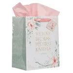 We love because He first loved Us Gift Bag with Tissue