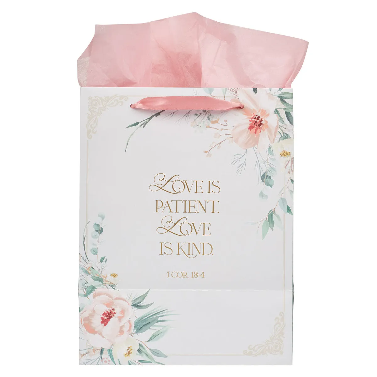 We love because He first loved Us Gift Bag with Tissue