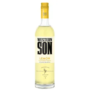 Western Son Lower Valley Lemon Flavored Vodka 10x  Distilled 750 ml