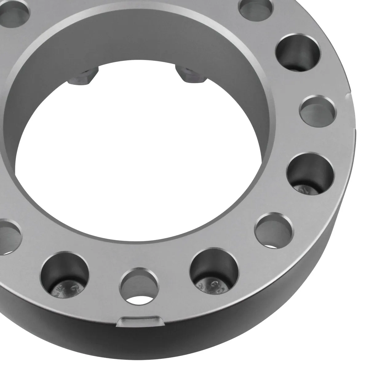 Wheel Spacers Set DODGE RAM 2500 3500 8x6.5" BP / 9/16"x18 Studs   Tire Valve Caps
