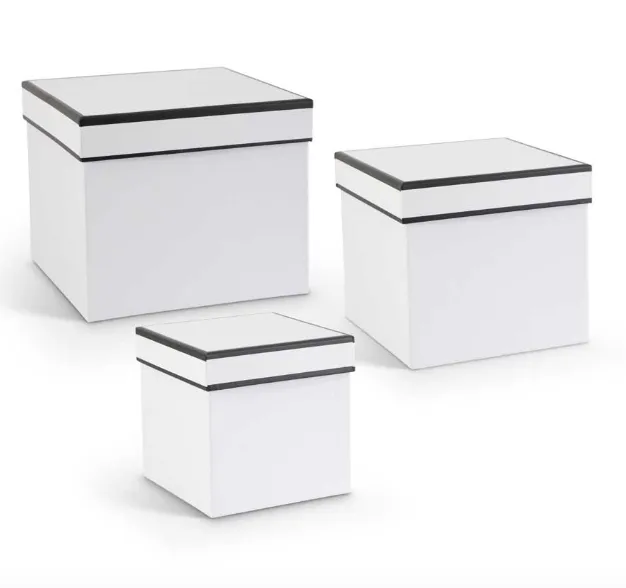 White Box w/Black Trim