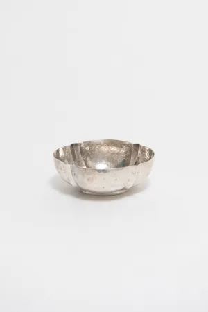 WILLIAM SPRATLING, HAMMERED STERLING SILVER POTPOURRI BOWL, C. 1940