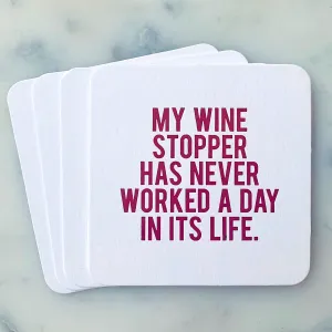 Wine Stopper Coasters