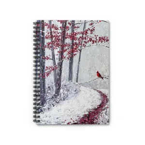 Winter Cardinal Notebook