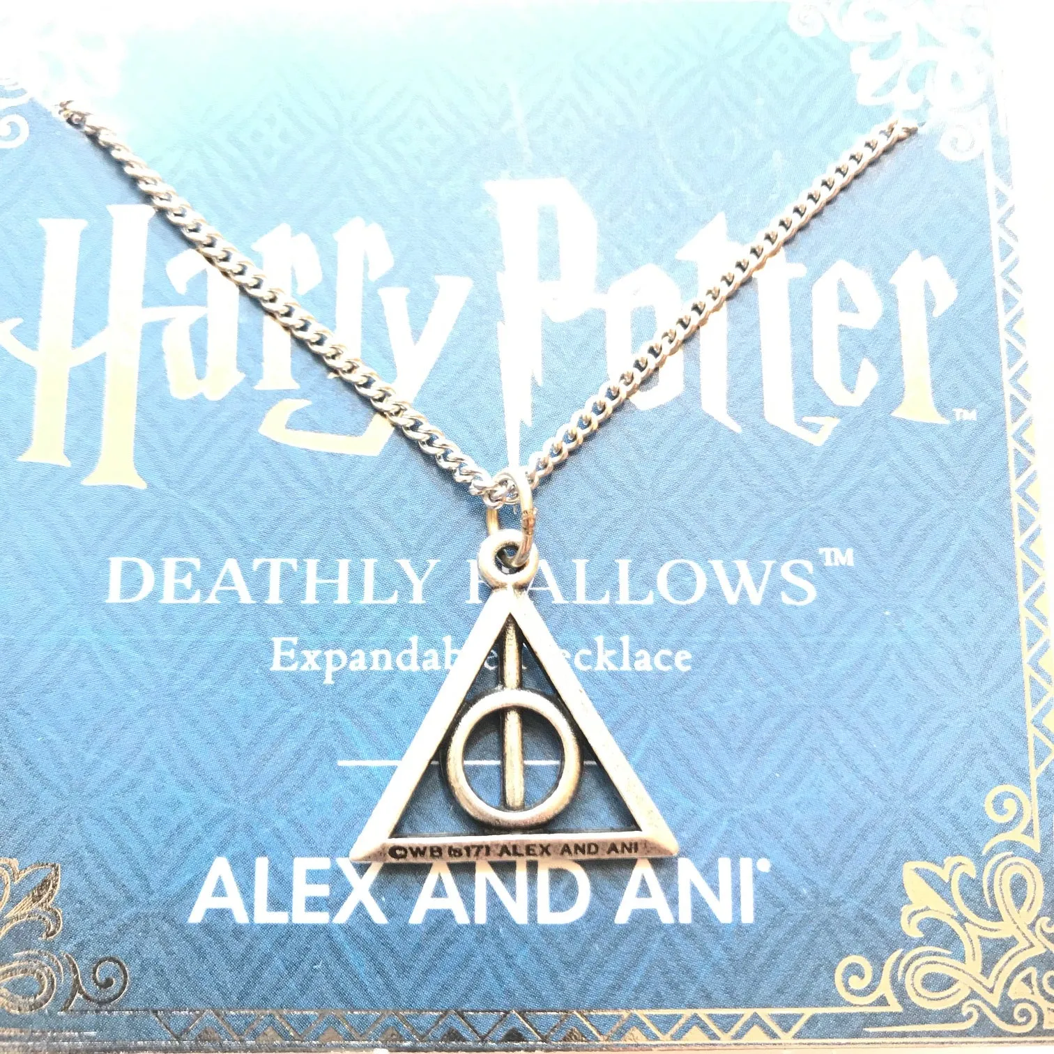 Women's Alex And Ani | HARRY POTTER DEATHLY HALLOWS Necklace | Silver