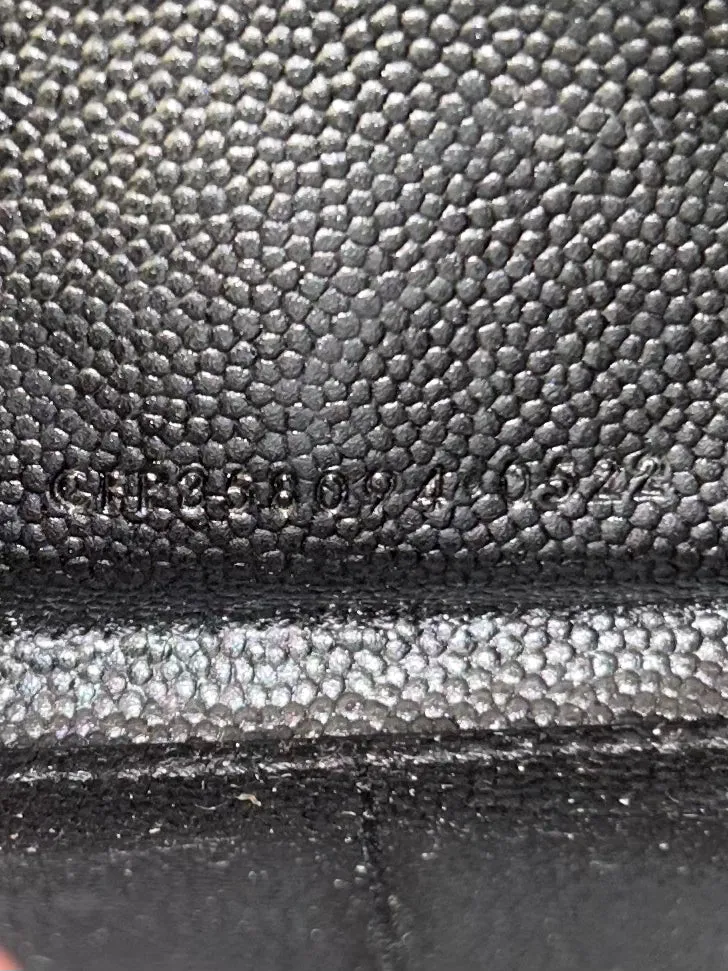 YSL Quilted Zippy Wallet