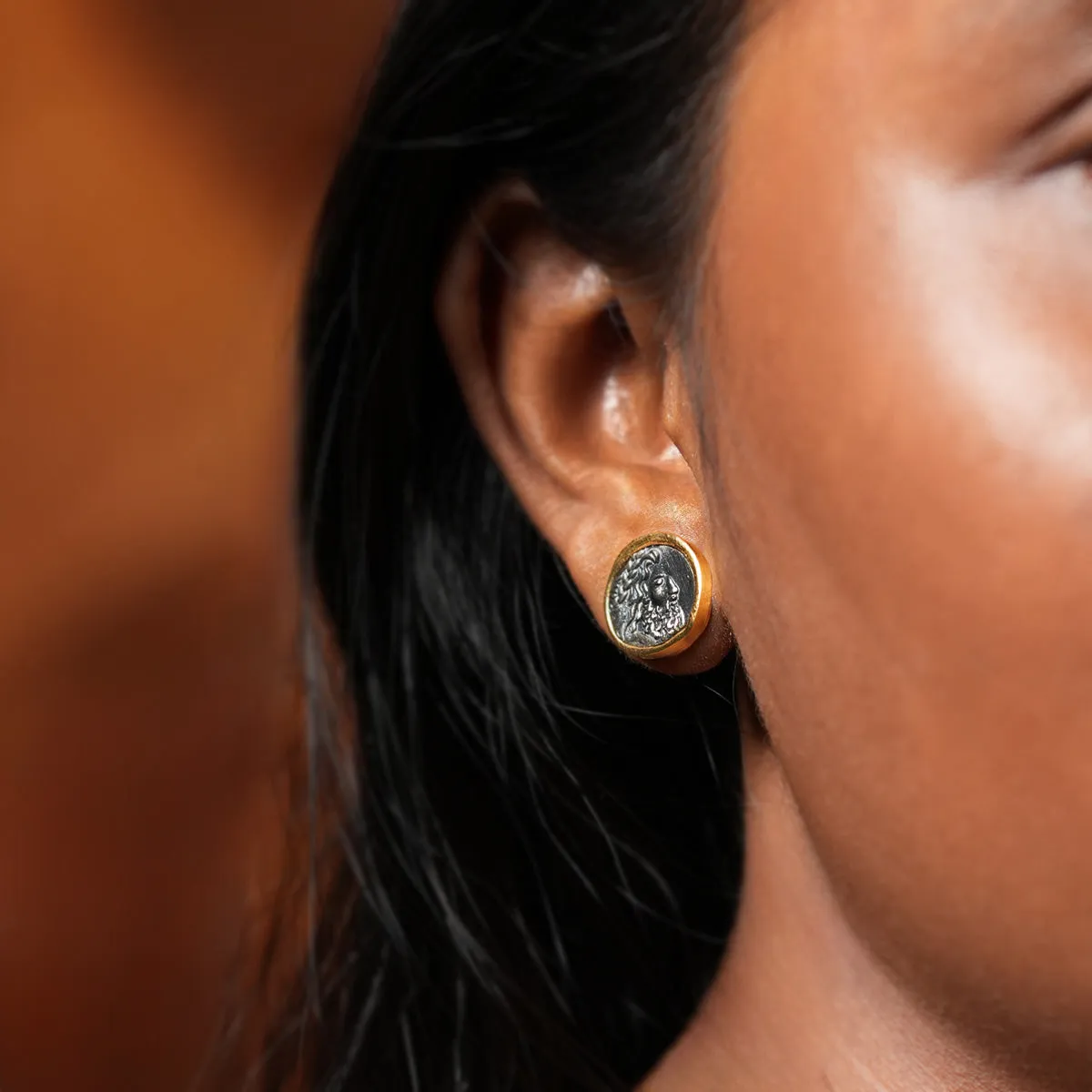 Zeus Silver Earrings by MOHA