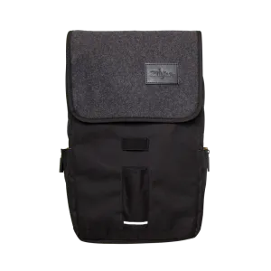 Zildjian Gray Flap Black Laptop Backpack