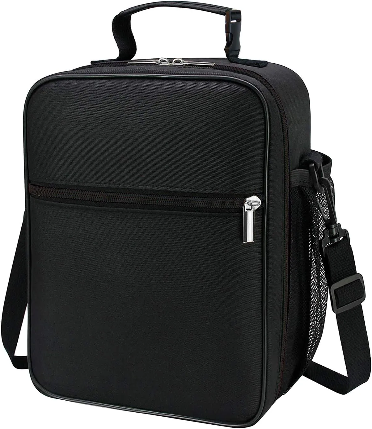 ZM-YOUTOO Insulated Lunch Bag - Reusable Lunch Box - Insulated Lunch Container Cooler Bag for Women&Men Office Work Picnic Hiking (Black)
