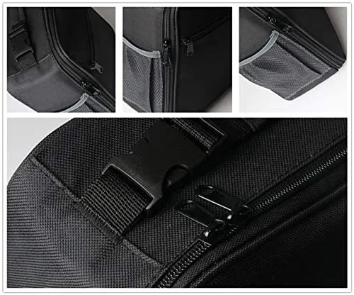 ZM-YOUTOO Insulated Lunch Bag - Reusable Lunch Box - Insulated Lunch Container Cooler Bag for Women&Men Office Work Picnic Hiking (Black)