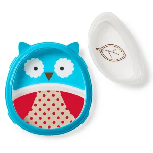 Zoo Smart Serve Plate & Bowl - Owl