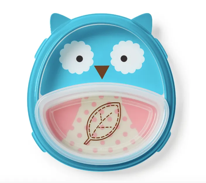 Zoo Smart Serve Plate & Bowl - Owl